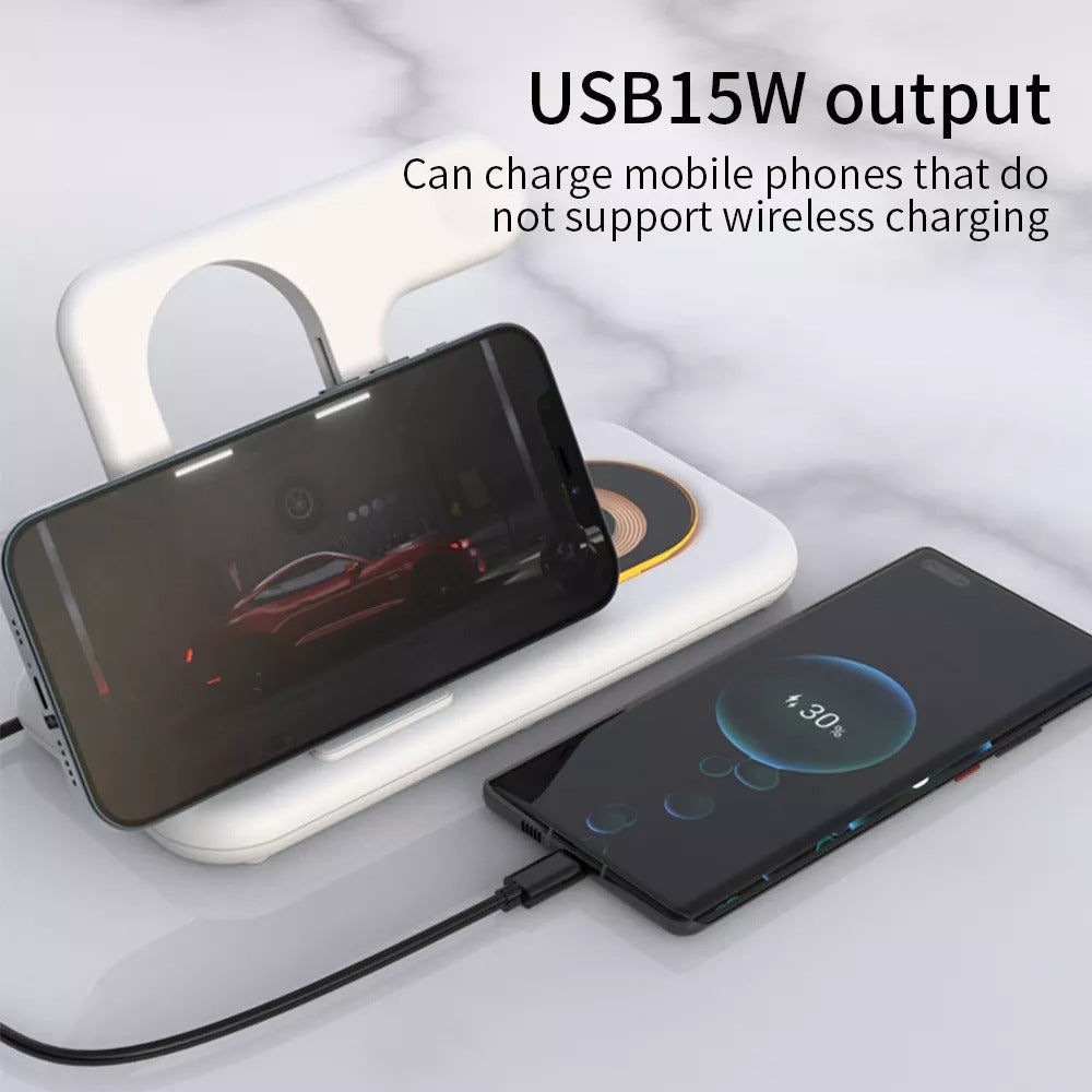 Foldable 4 in 1 Wireless Travel/Home  Charger