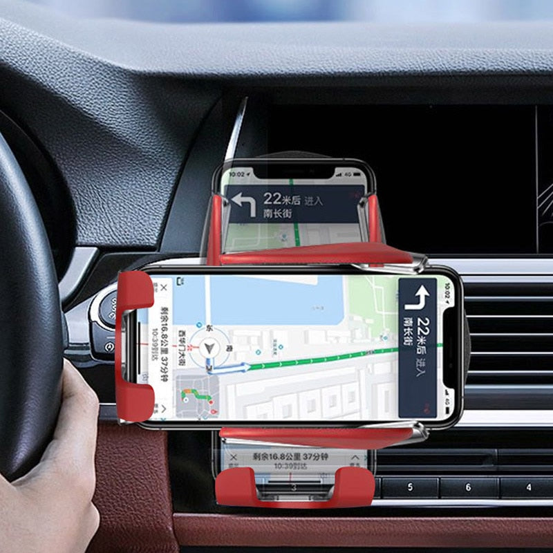 Smart Sensor Automatic Clamping Car Wireless Charger Stand and Phone Holder Auto Wireless Charging Bracket