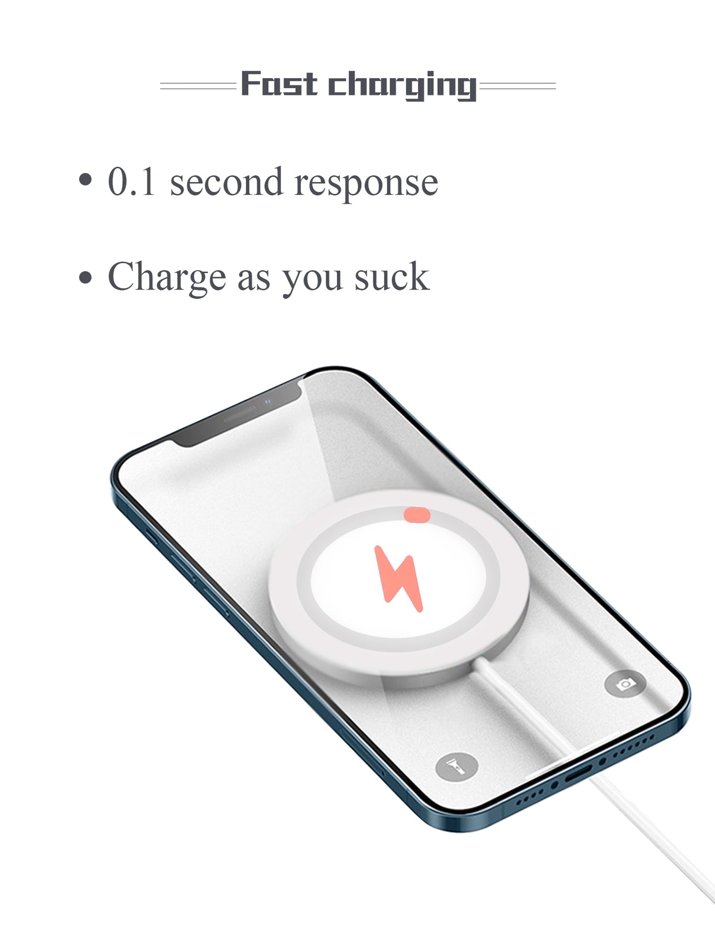 30W Magnetic Wireless Charger Pad for Apple and Android