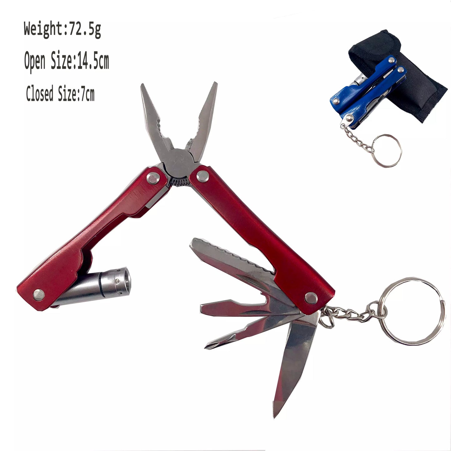 8 in 1 Multifunction Pliers with LED light