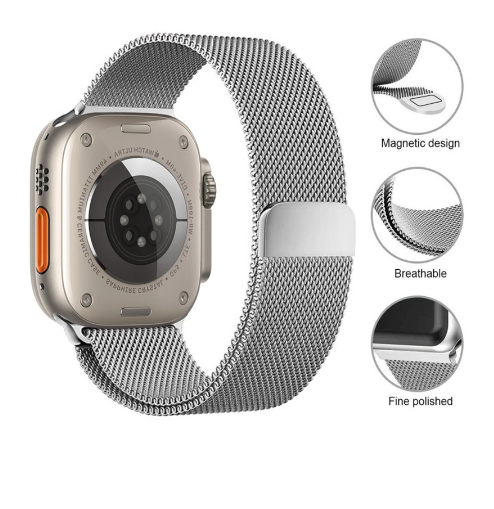 Milanese Loop Strap For Apple Watch  38/40/41 MM    42/44/45 MM