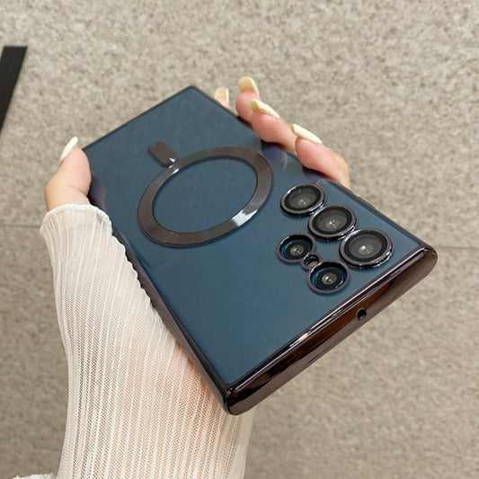 Silicone Transparent Shockproof Magsafe Wireless Charging Case For Samsung Galaxy S22 S21 Ultra Plus