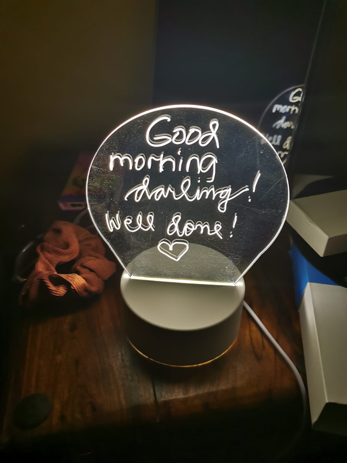 LED Erasable Writing message board